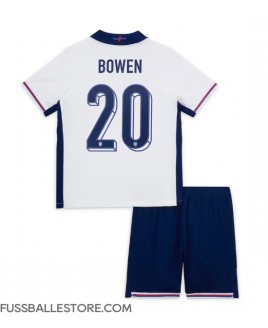 Günstige England Jarrod Bowen #20 Heimtrikotsatz Kinder EM 2024 Kurzarm (+ Kurze Hosen)